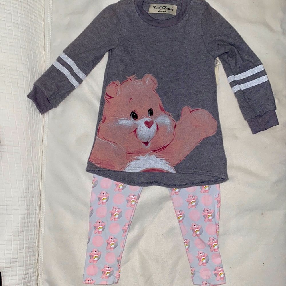 NWT GIRLS “CARE BEARS” LEGGING SET